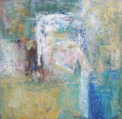 blauw-groen abstract