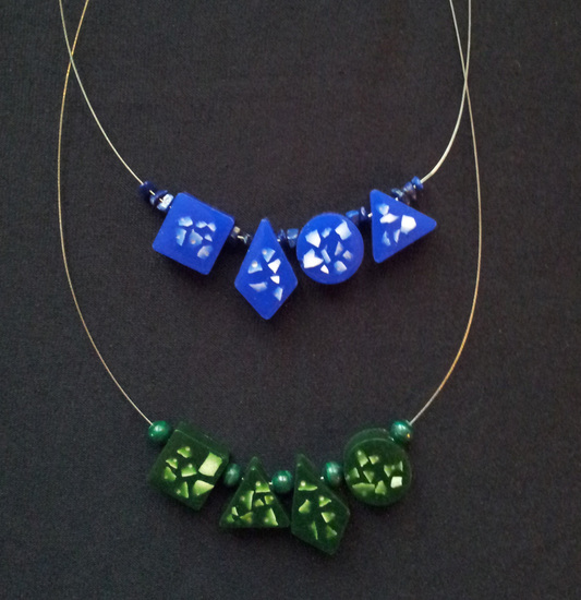 Blauw of groen geometrie