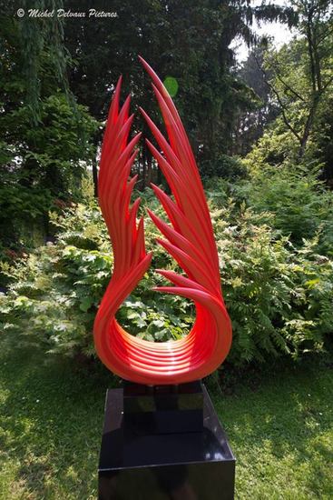 Red flames of passion