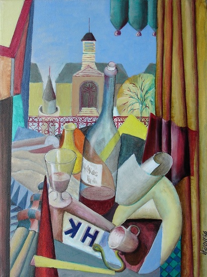 Zicht op de binnenstad