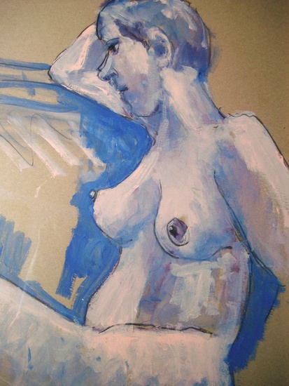 naakt-zittend -zijaanzicht-67