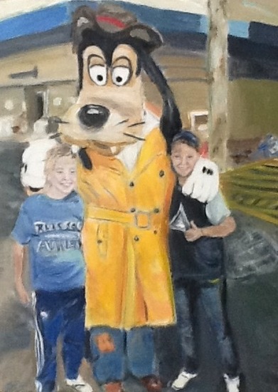 portret van onze zoons