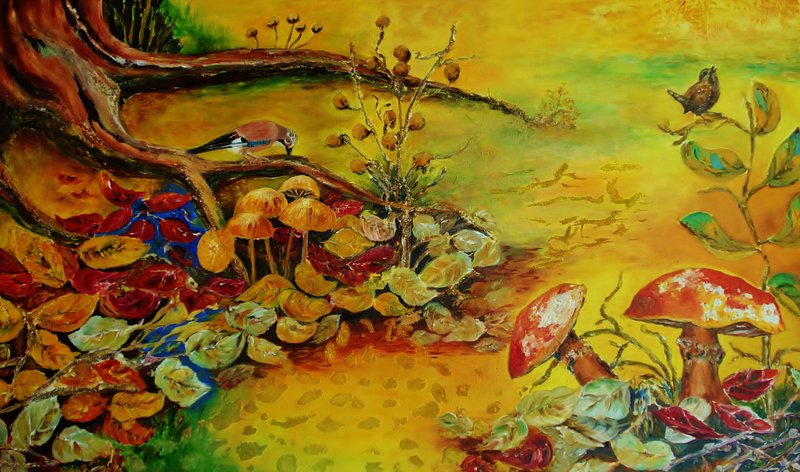 zelfverzonnen bosgezicht