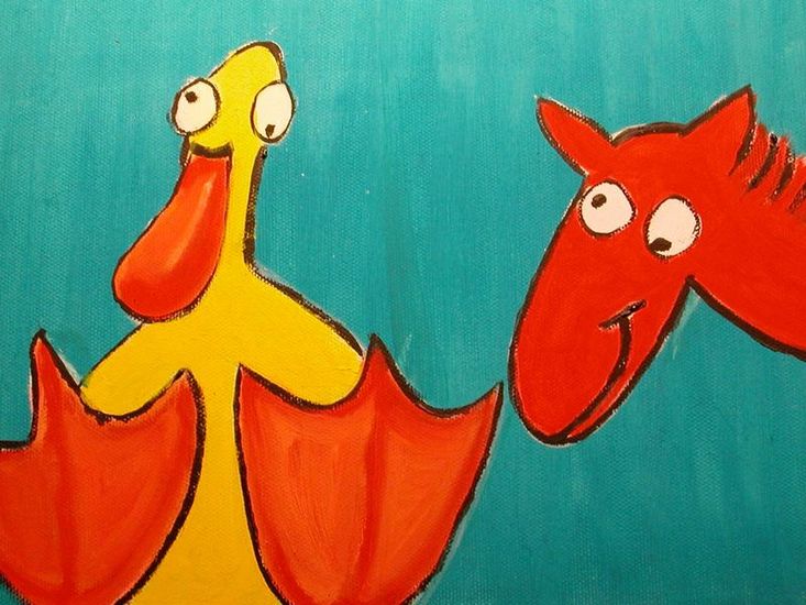 paard en badeendje