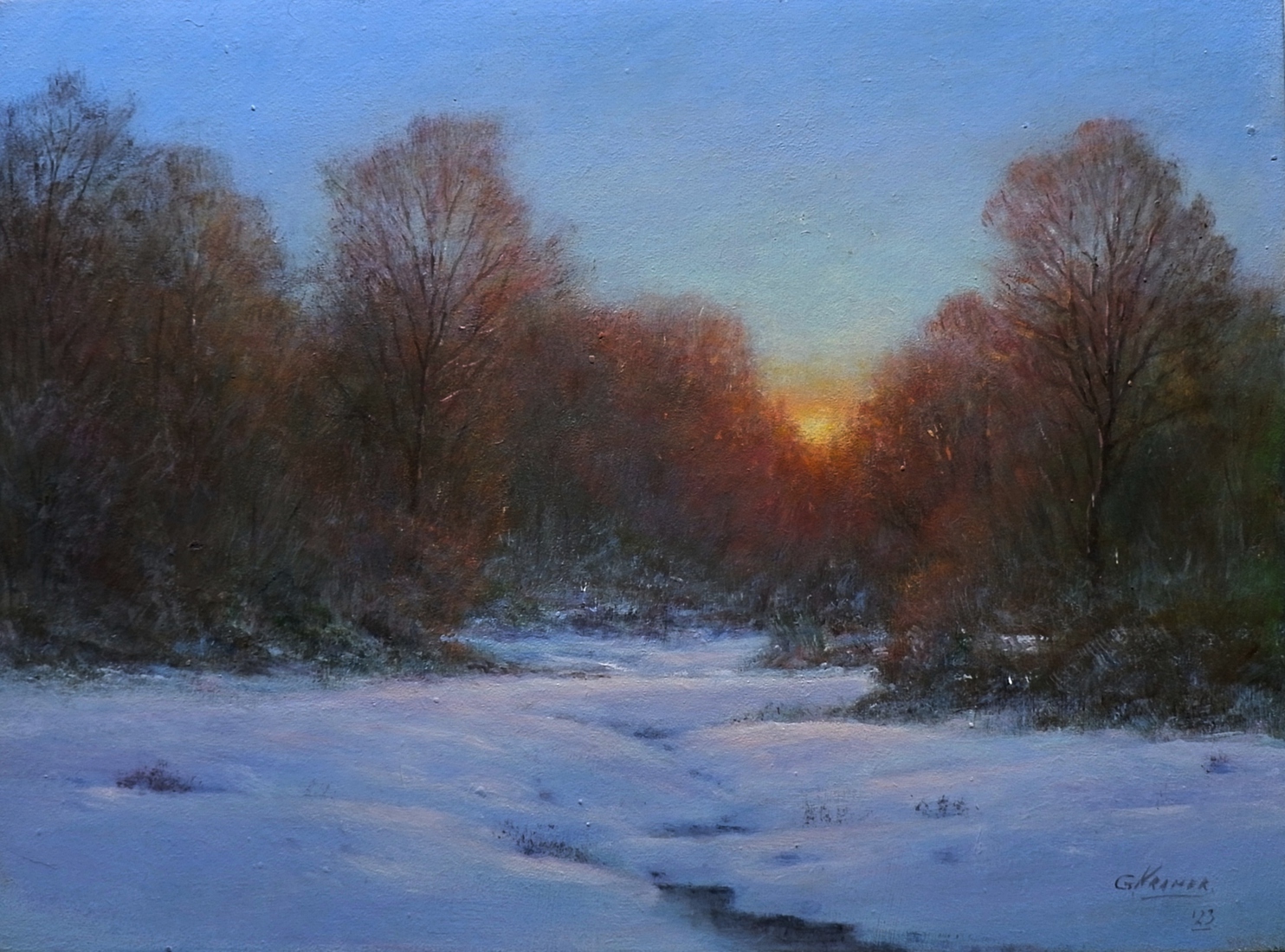 Winter avond