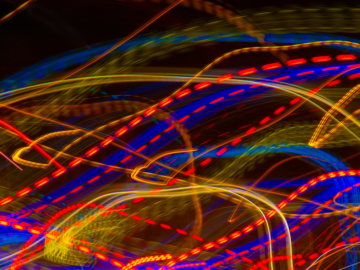 Slangenkuil in neon