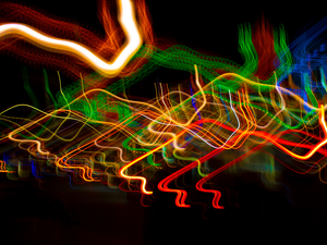 foto's van lichtobjecten