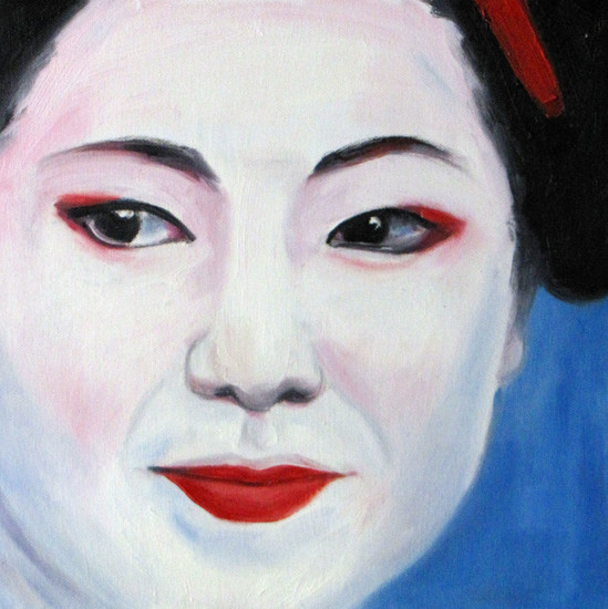Portret van een Geisha 4