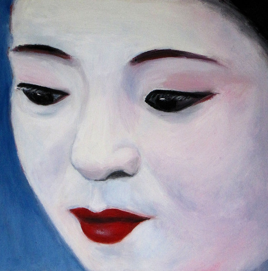 portret van een Geisha 6