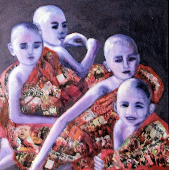 Kleine strijders in Myanmar