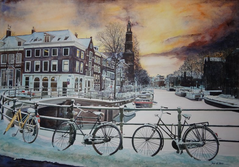 Amsterdam - Prinsengracht met Westertoren