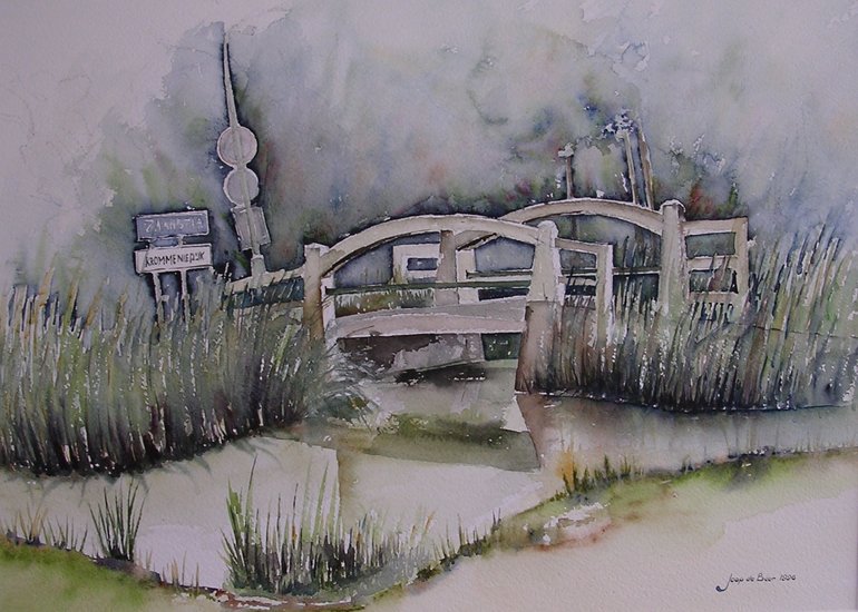 Krommeniedijk polderbrugje