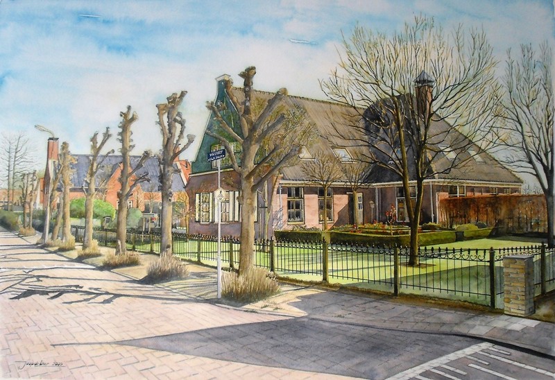 Uitgeest woning F. van de Berg Westergeest