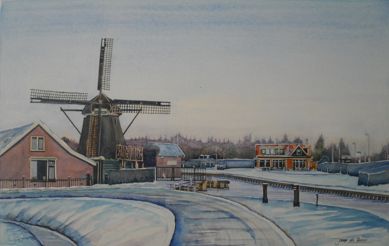 Uitgeest met herberg 