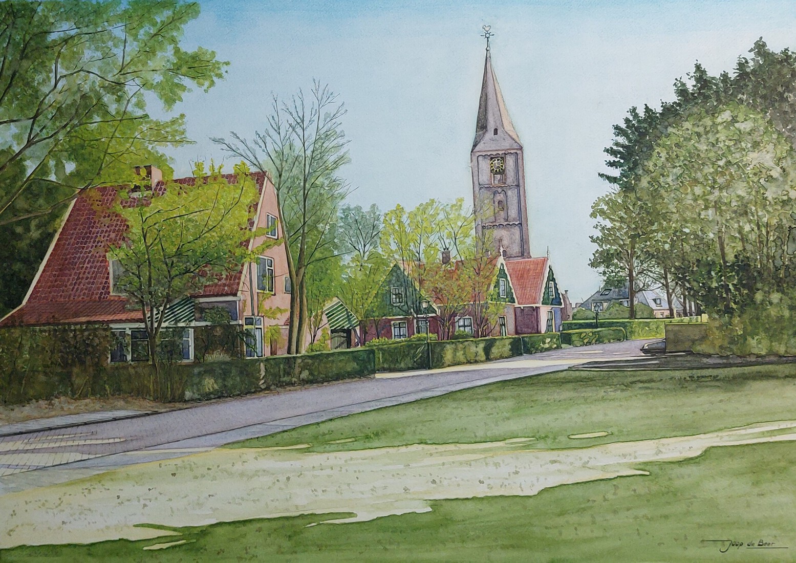 Uitgeest Protestantse kerk met Jeugdhuis