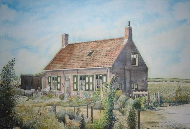 Zoutelande - Zeeland - met vm. woning van de familie Schout