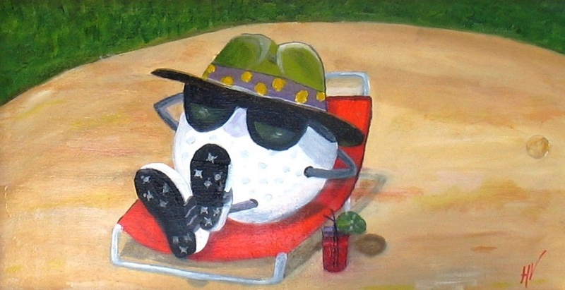 Wachten op de sandwedge