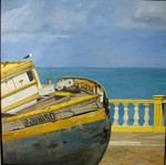 Schilderijen van boten, kruiken en andere onderwerpen waar mijn oog op valt.