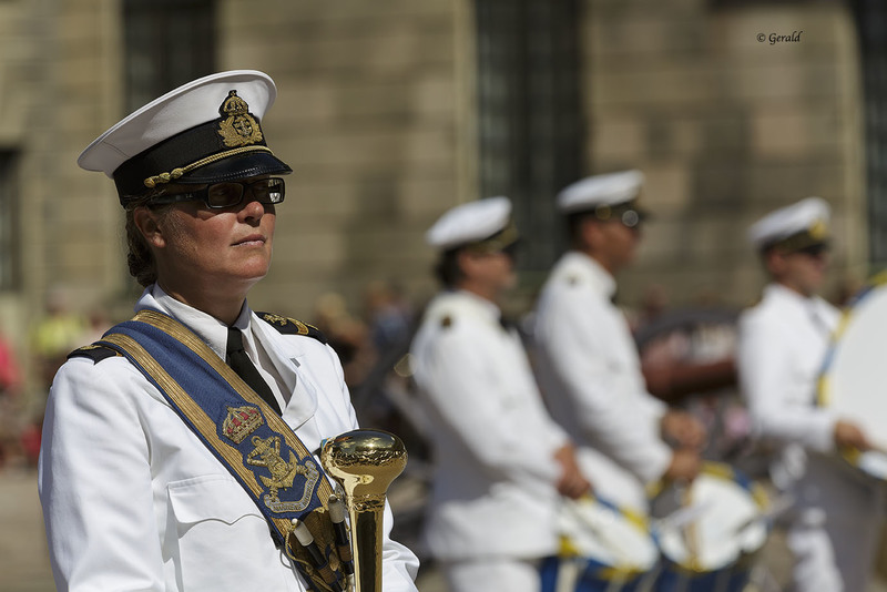Swedish Navy musicians