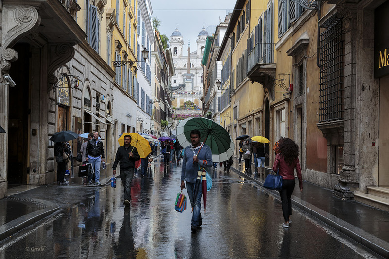 Closeby Spanish steps