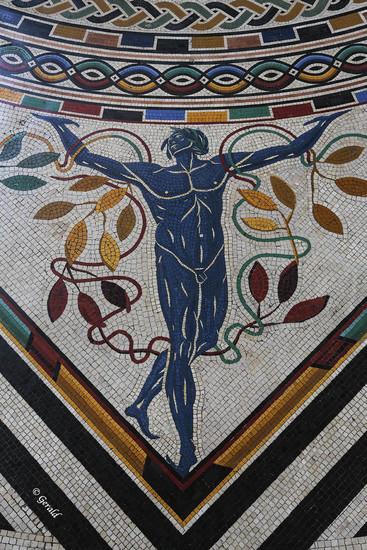 Vatican-5 mosaic floor museum