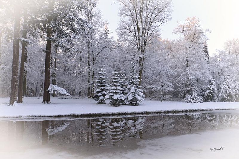 Het Loo in the middle of winter