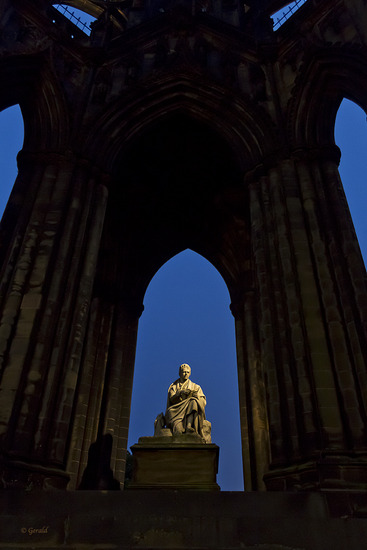 Statue Sir Walter Scott