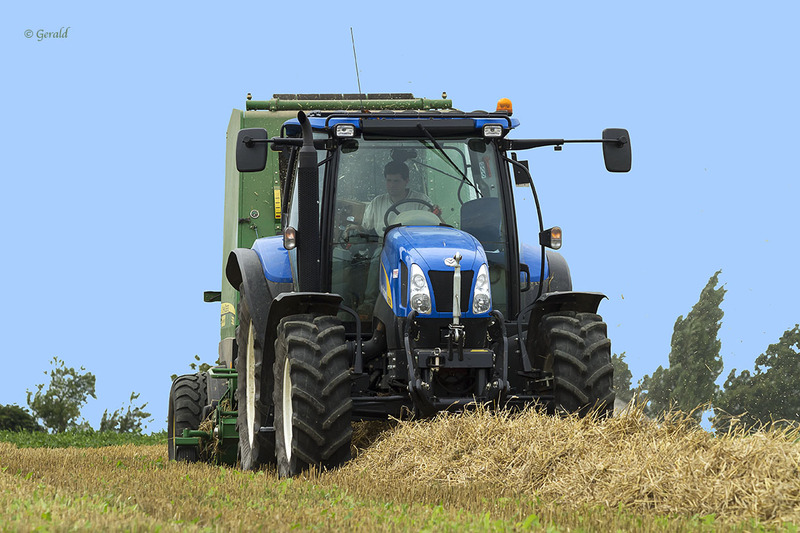 Farmer on his tractor