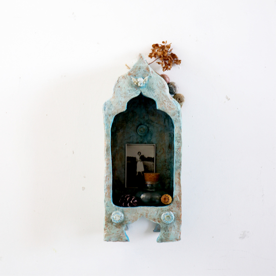 Altaarkast Silent Turquoise Pronkkast