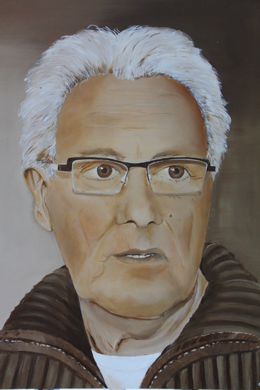 portret van olie verf