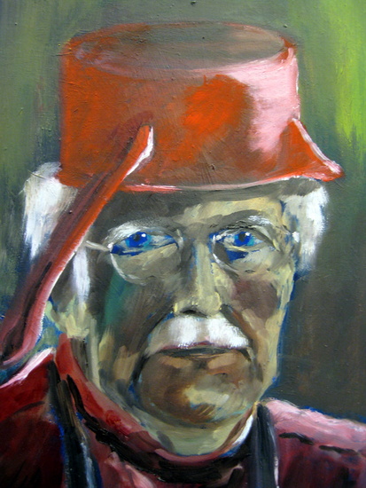 Zelfportret met steelpan