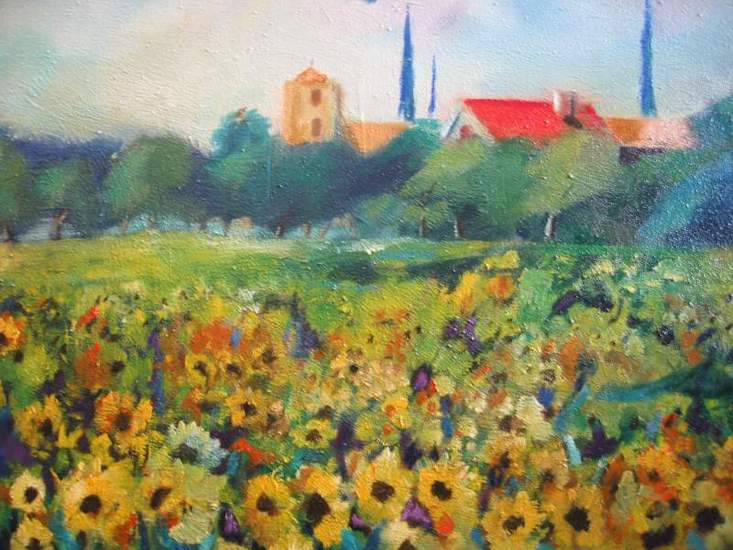 Zonnebloemen Toscane