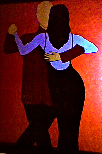 Glass painting, Tango