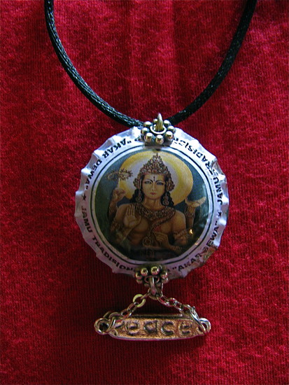 Peace Deity bottle cap