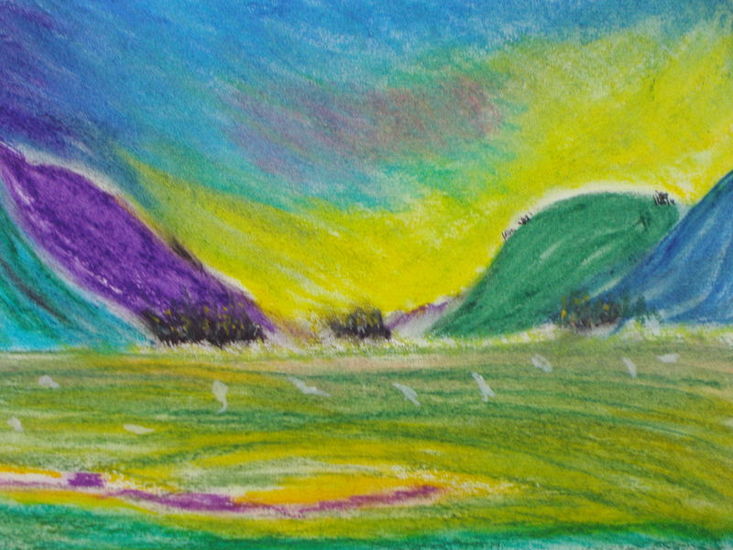 Kleurrijk landschap