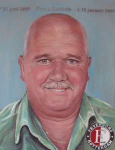 Portret in opdracht laten schilderen. 
Materialen:
Aquarel
Acryl op doek
Olieverf op doek