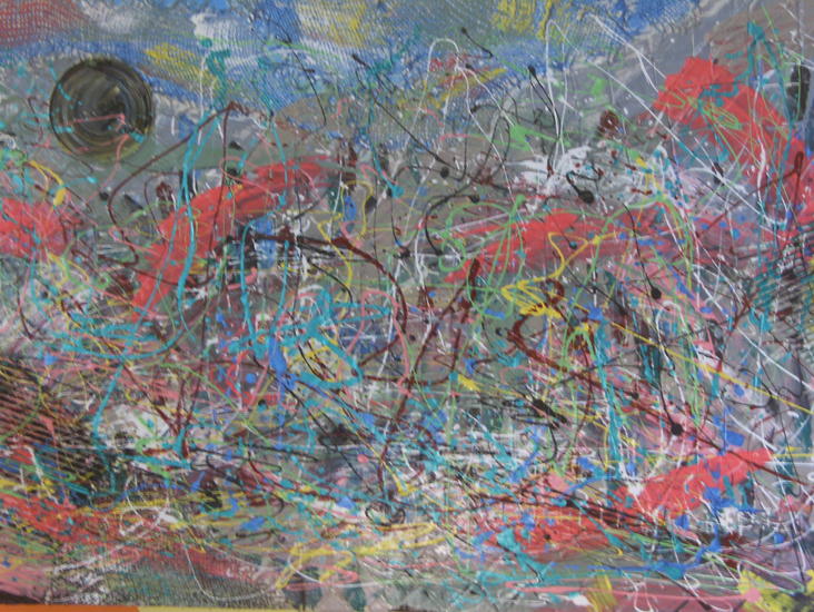 Colorful Textured Painting # 5