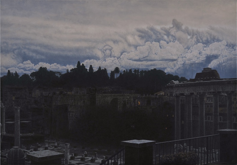 1 Roma: il Foro Romano al crepuscolo