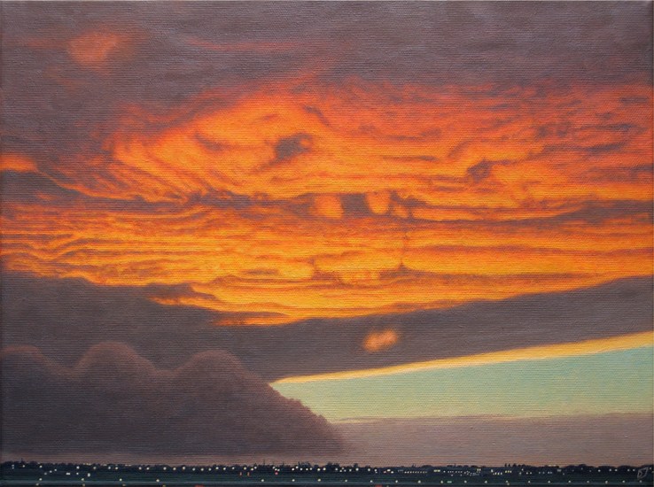 6. Sunset over Dublin Airport [23-1-04, 16:54-17:02]