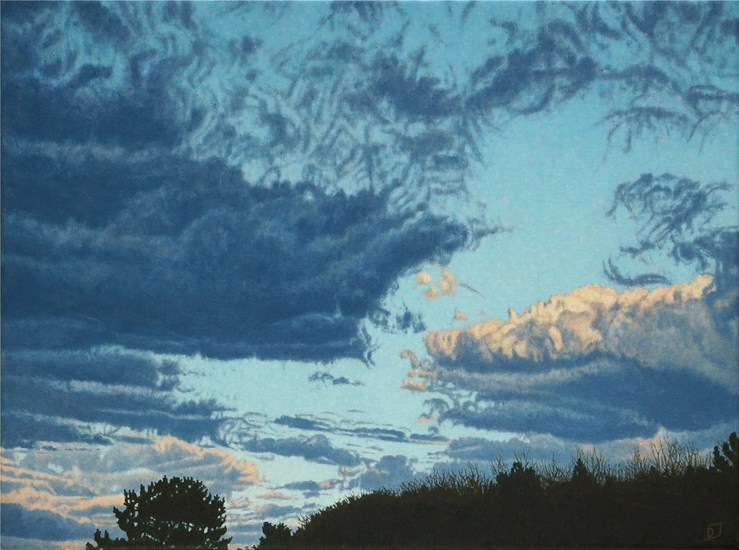 Evening sky: cumulus (The Hague) [6-11-04, 16:28-16:30]