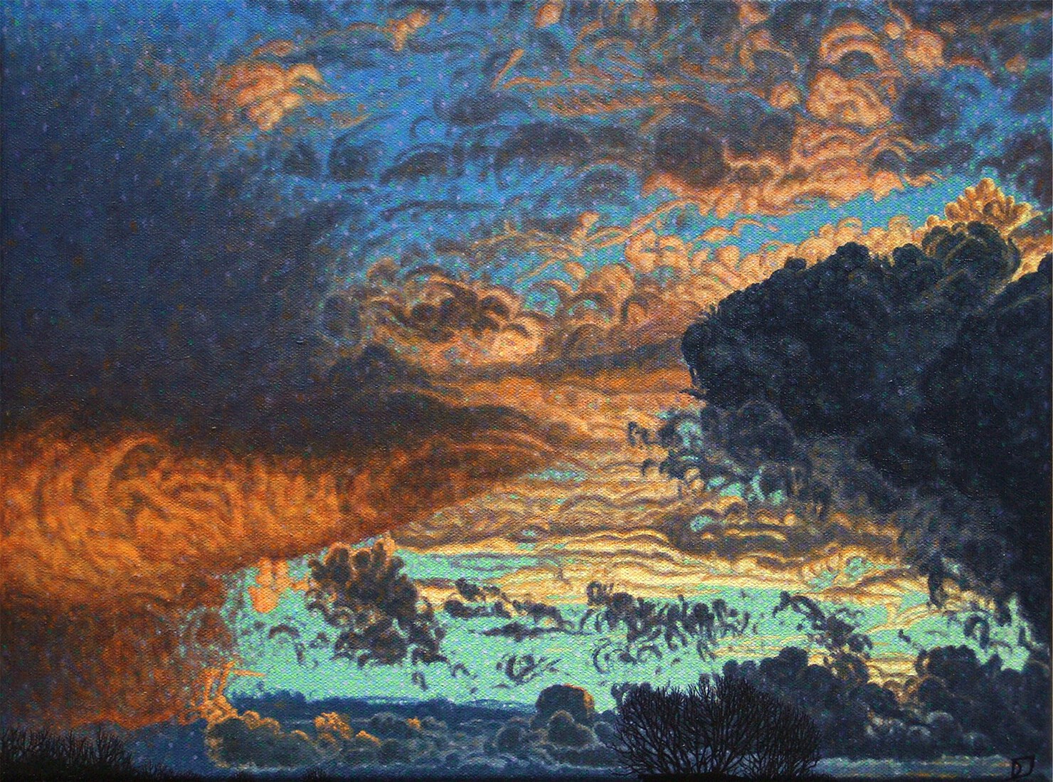 Storm clouds: cumulonimbus (The Hague)