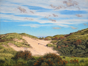 Schilderijen van landschappen in en rond Noordwijk.