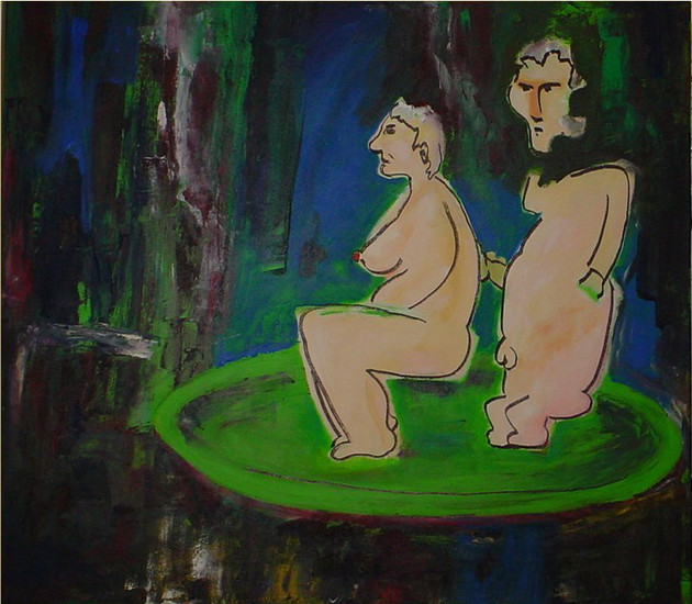 Le petit vivre sur l'herbe