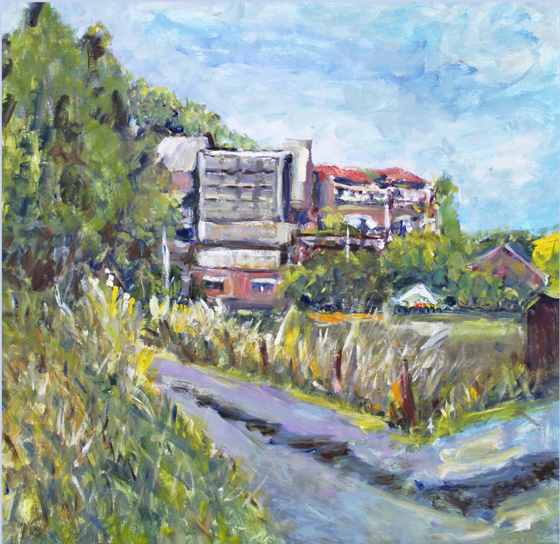 Autour de Marcasse vanaf andere kant Rue de Marcasse