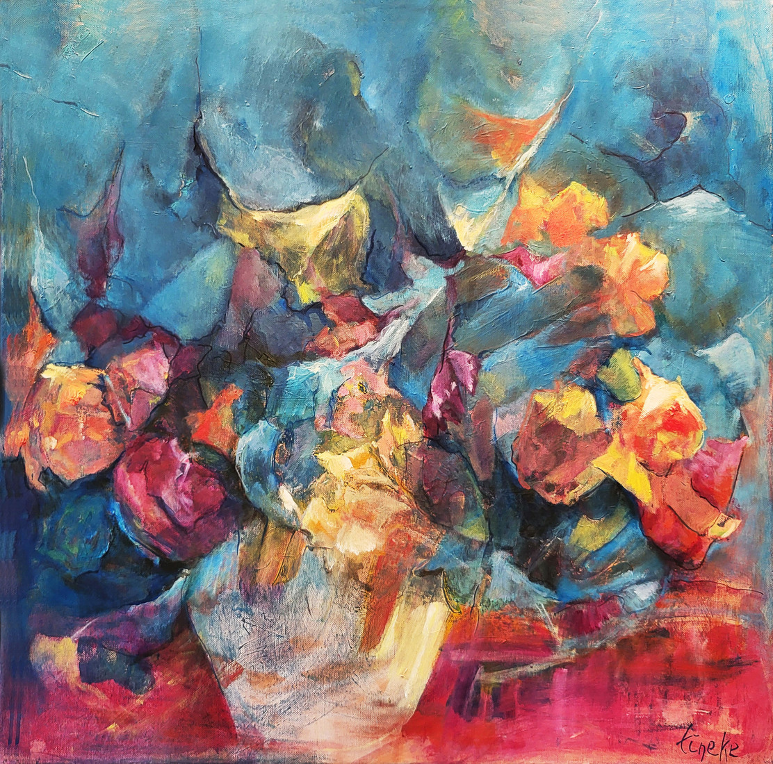 Abstracte bloemen
