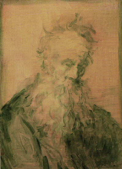portrait of an old man (after Rembrandt drawing)
