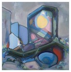 Serie kleine abstracte schilderijen. Klik op de foto om de afbeelding groot te zien. Toets F11 voor volledig scherm.