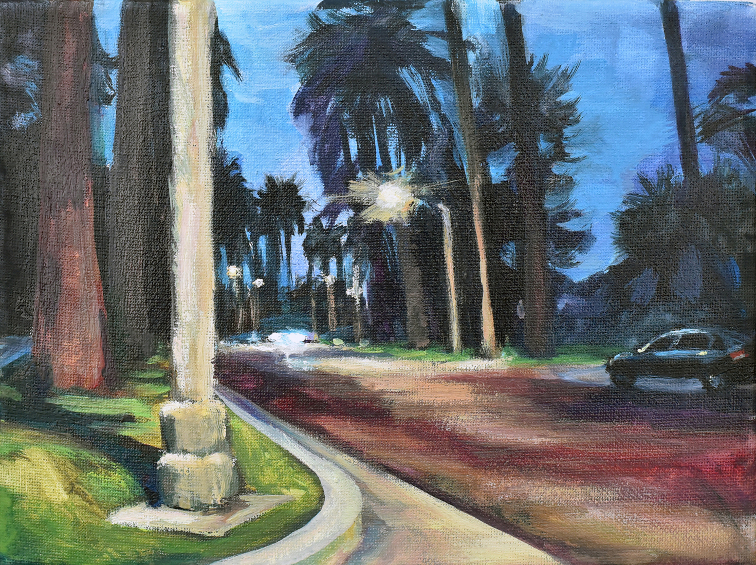 Straathoek in Los Angeles