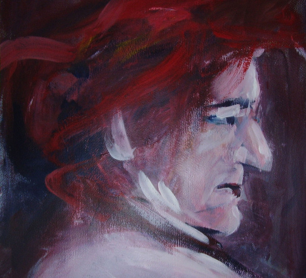 Alleen haar neus al....