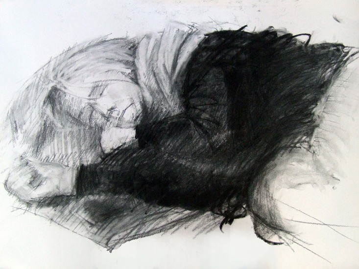 het model voelde zich niet lekker